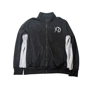 The Weeknd XO Heavyweight Track Jacket 199X Collection 2018 Black White Rare L